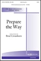 Prepare the Way SATB choral sheet music cover